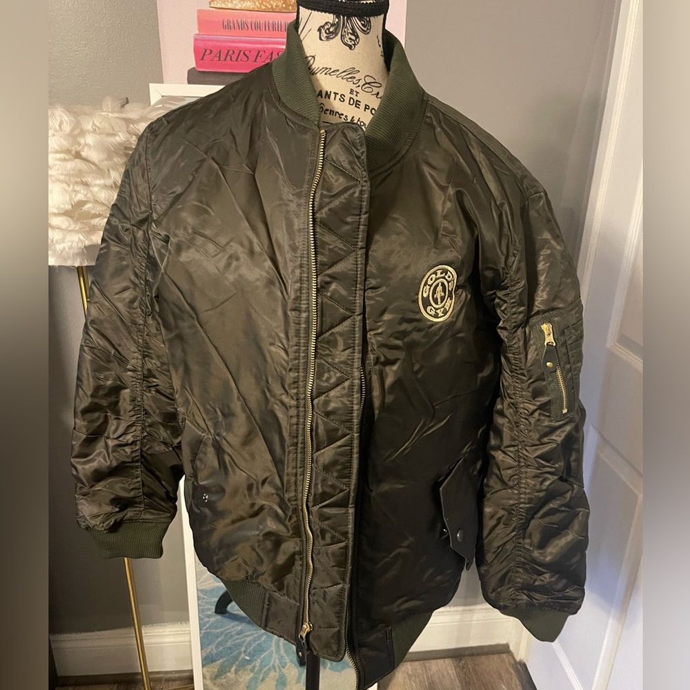 Golds Gym bomber jacket